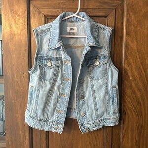 Girls Jean Vest - Size 10/12